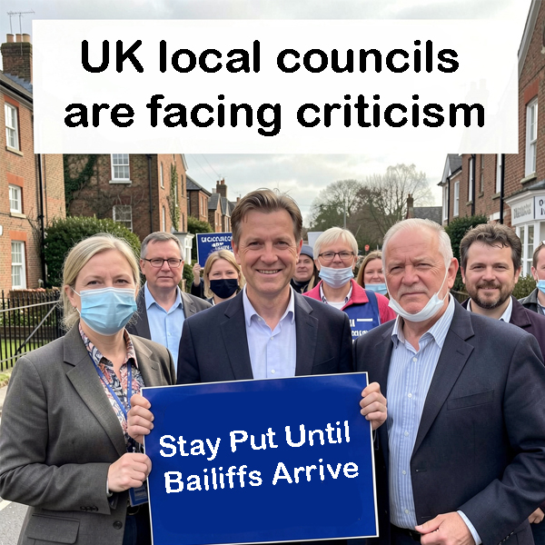 Stay Put Until Bailiffs Arrive